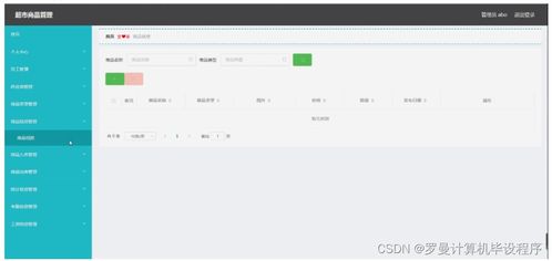 基于Python Django的超市商品與品牌管理系統(tǒng)設(shè)計與實現(xiàn)